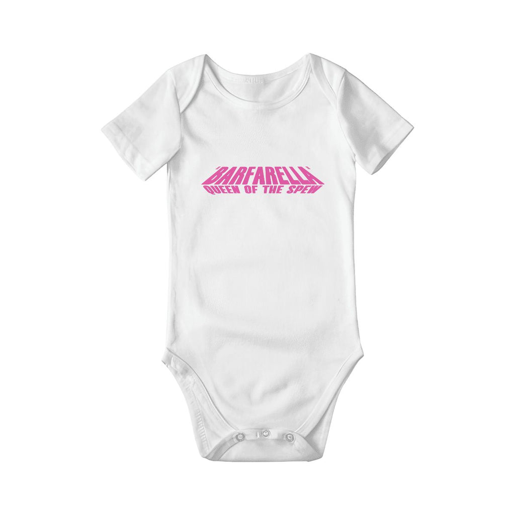 Barfarella Queen of the Spew Baby Onesies (Short Sleeve)