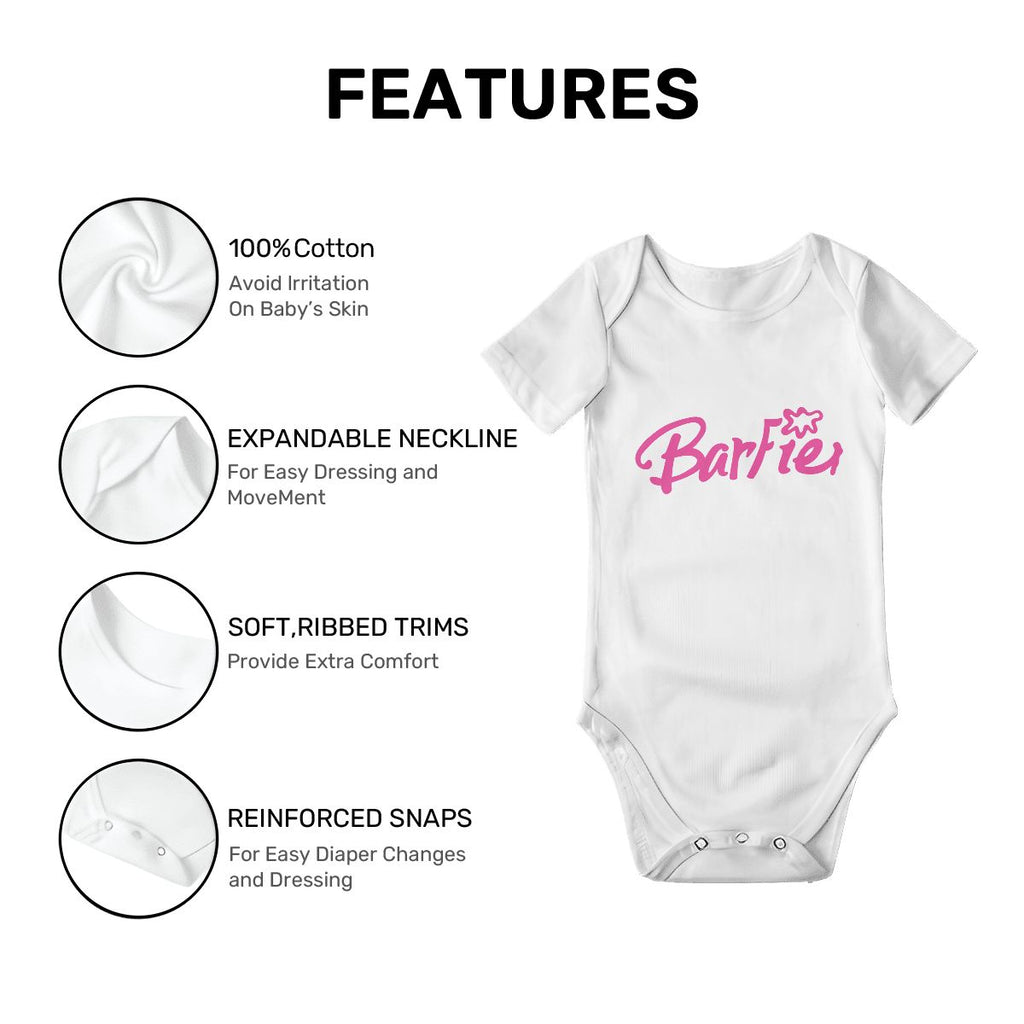 Barfie Baby Onesies (Short Sleeve)