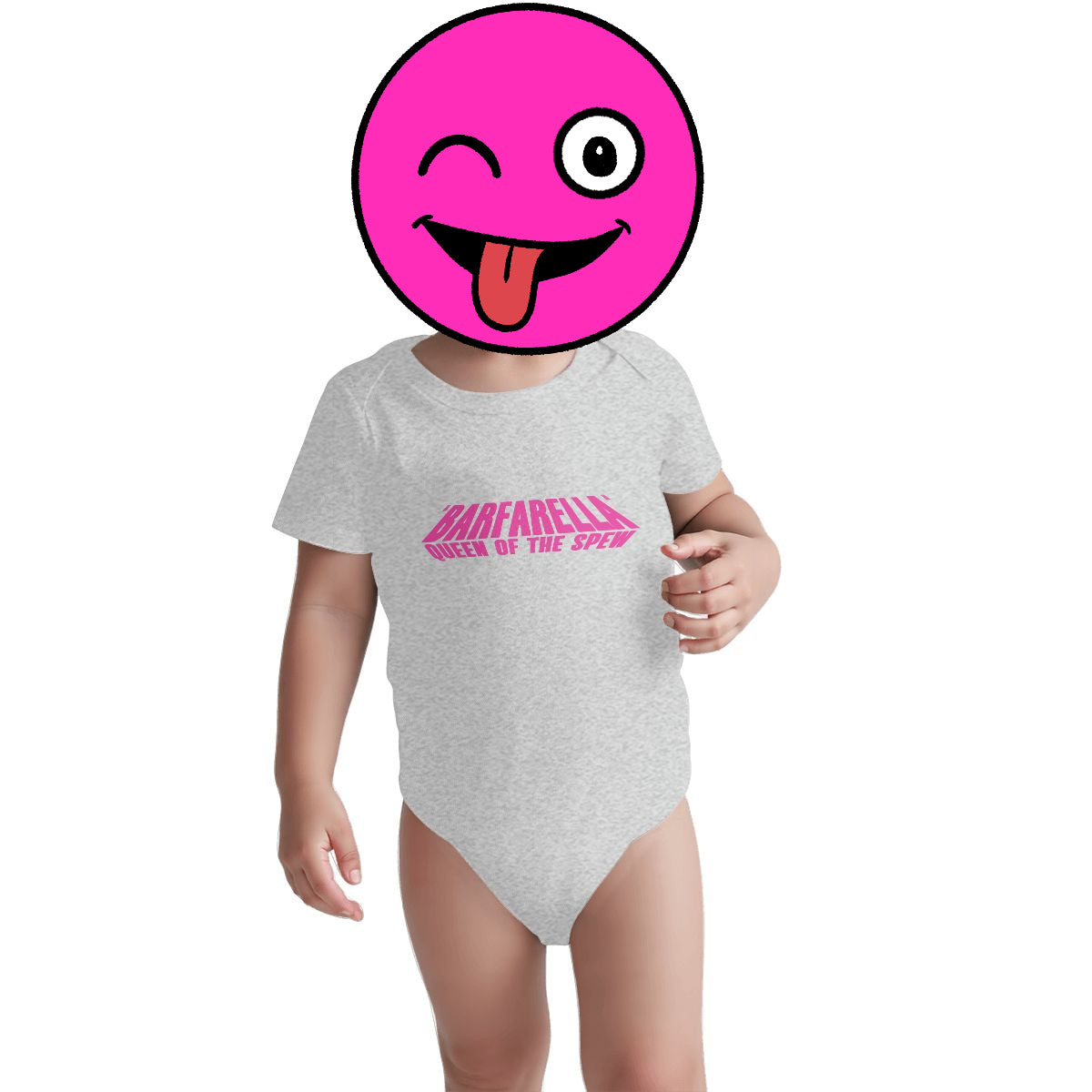 Barfarella Queen of the Spew Baby Onesies (Short Sleeve)