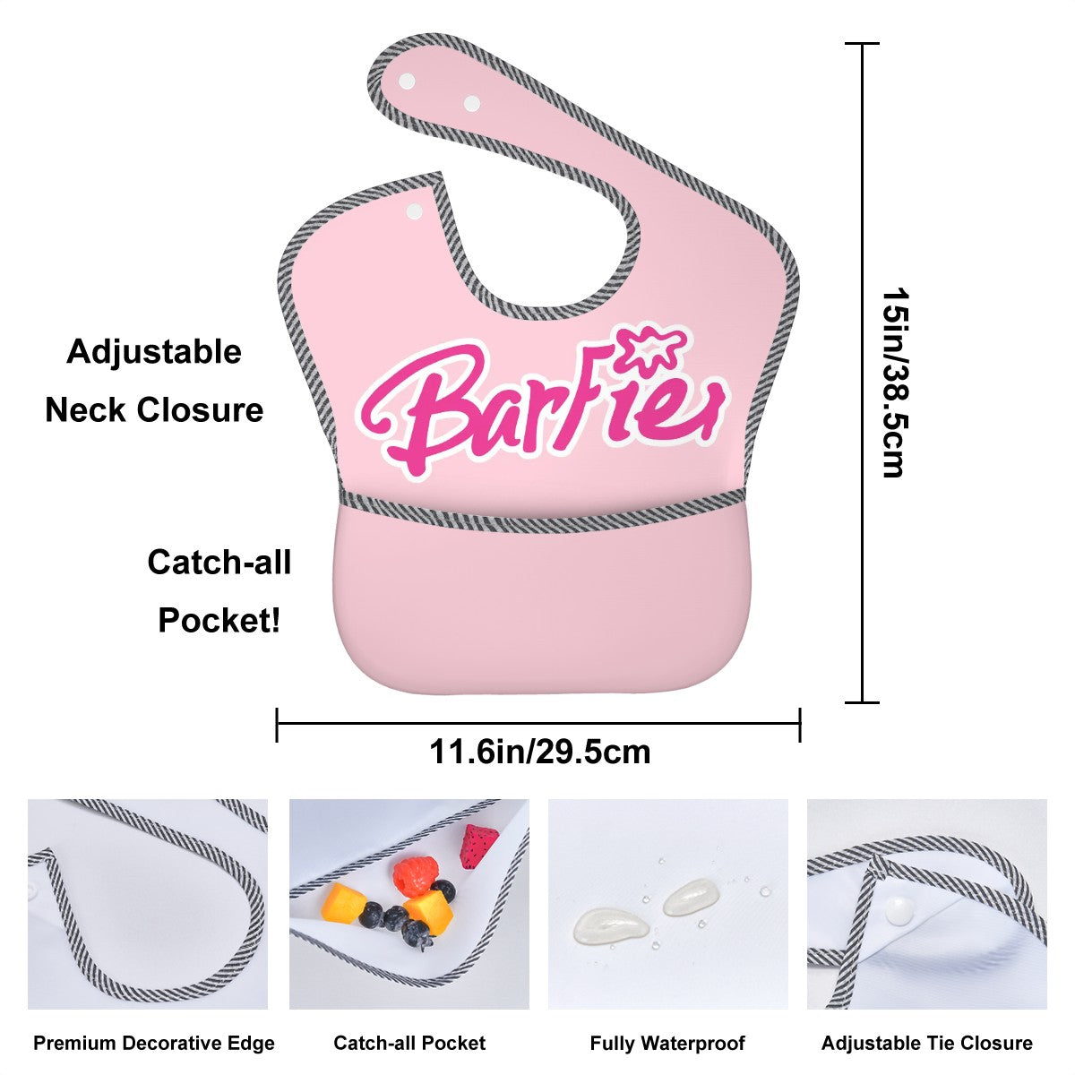Barfie Baby Bibs Customized Services