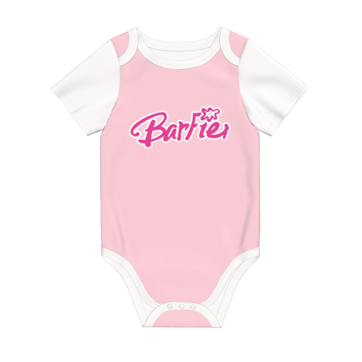 Barfie Baby Cotton Short Sleeve Onesies