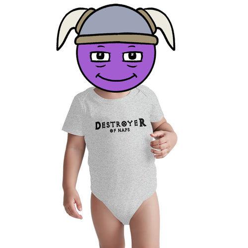 Destroyer of Naps Baby Onesies (Short Sleeve)