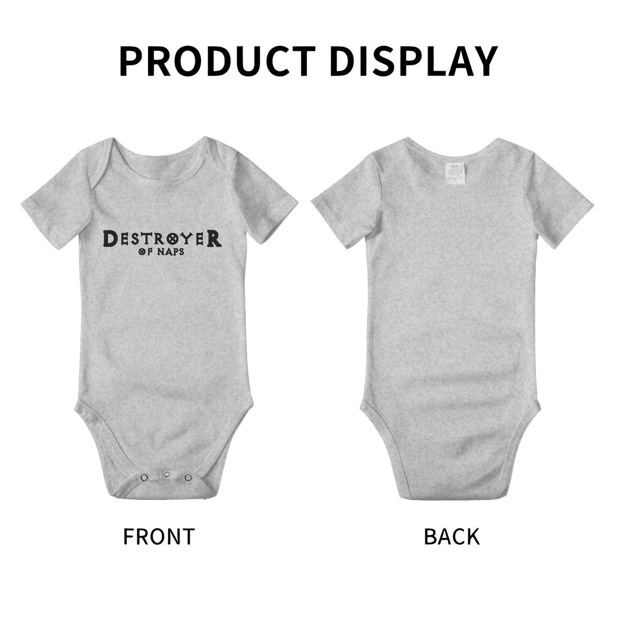 Destroyer of Naps Baby Onesies (Short Sleeve)
