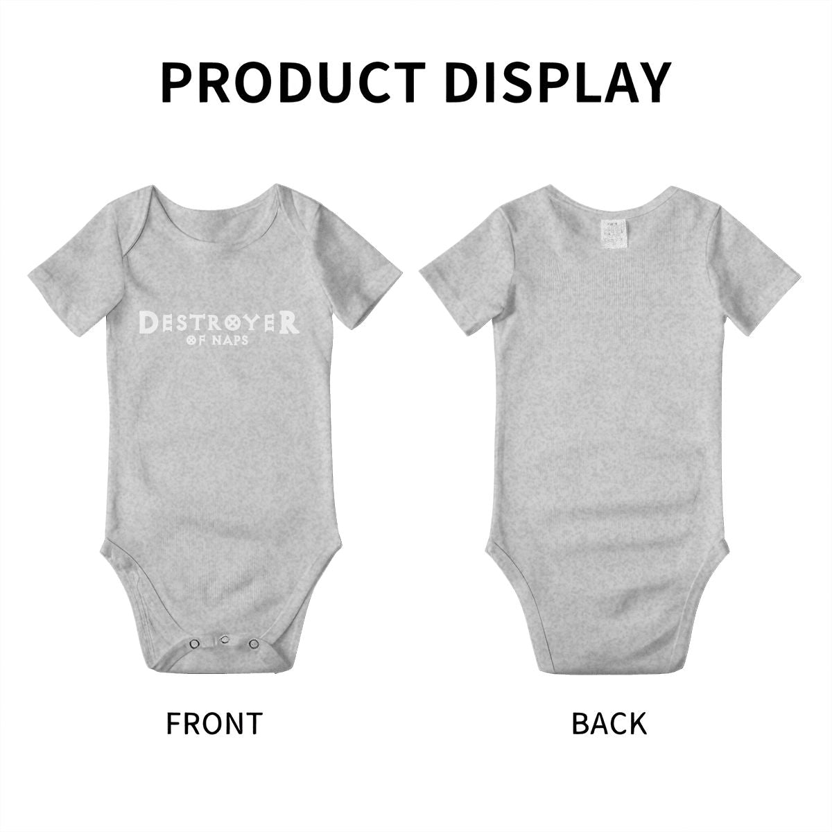 Destroyer of Naps Baby Onesies (Short Sleeve)