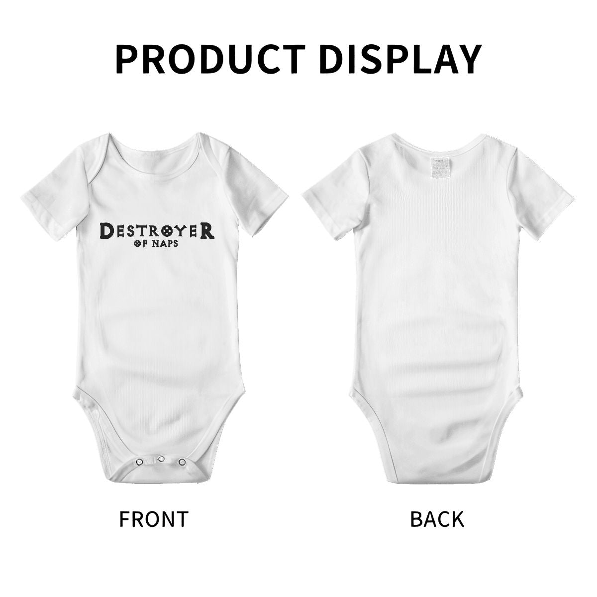 Destroyer of Naps Baby Onesies (Short Sleeve)