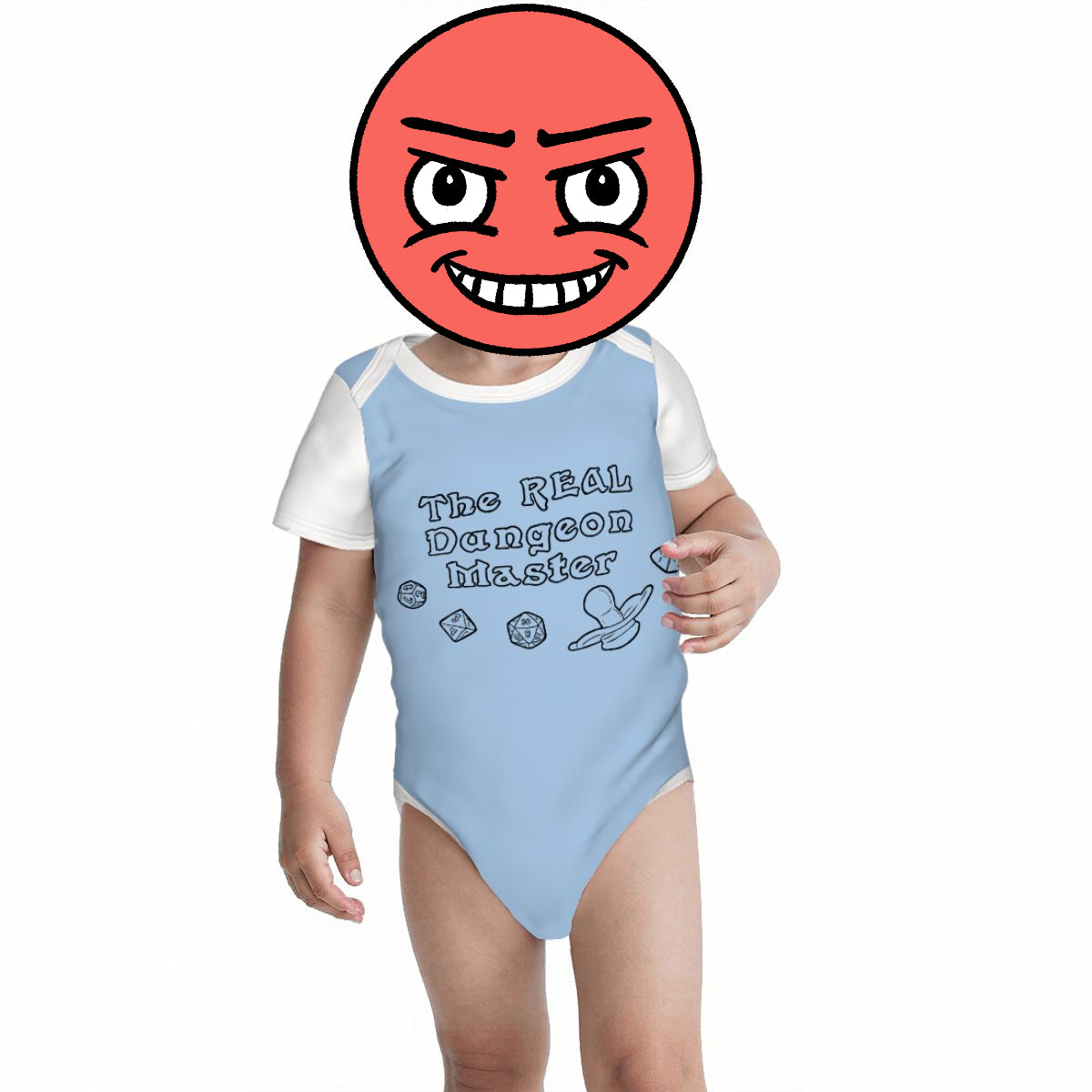 The Real Dungeon Master Baby Cotton Short Sleeve Onesies