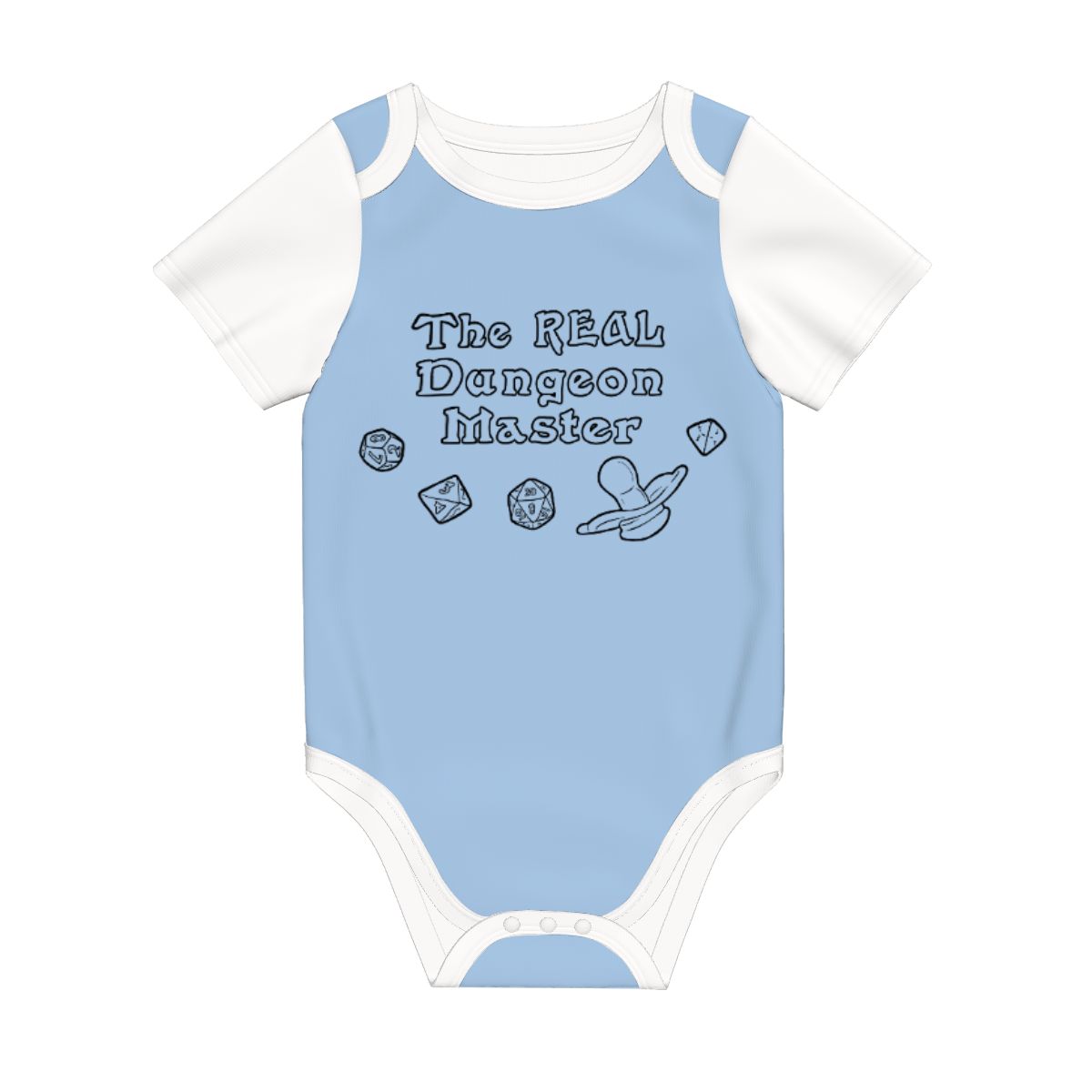 The Real Dungeon Master Baby Cotton Short Sleeve Onesies