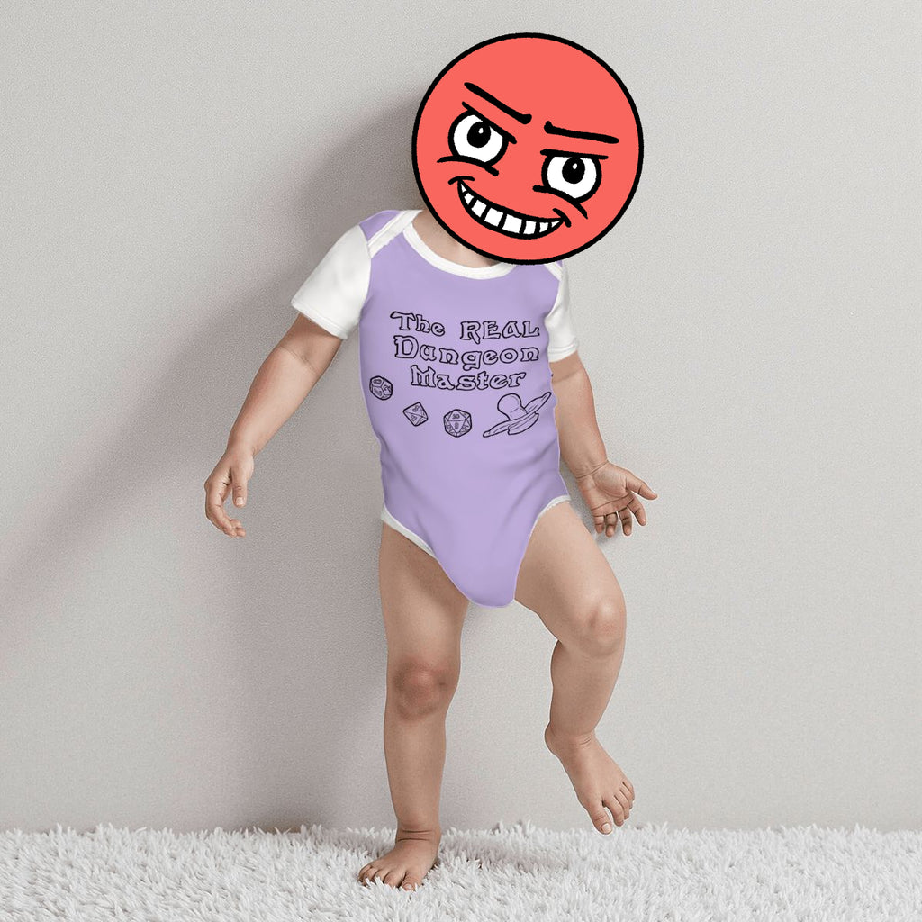 The Real Dungeon Master Baby Cotton Short Sleeve Onesies