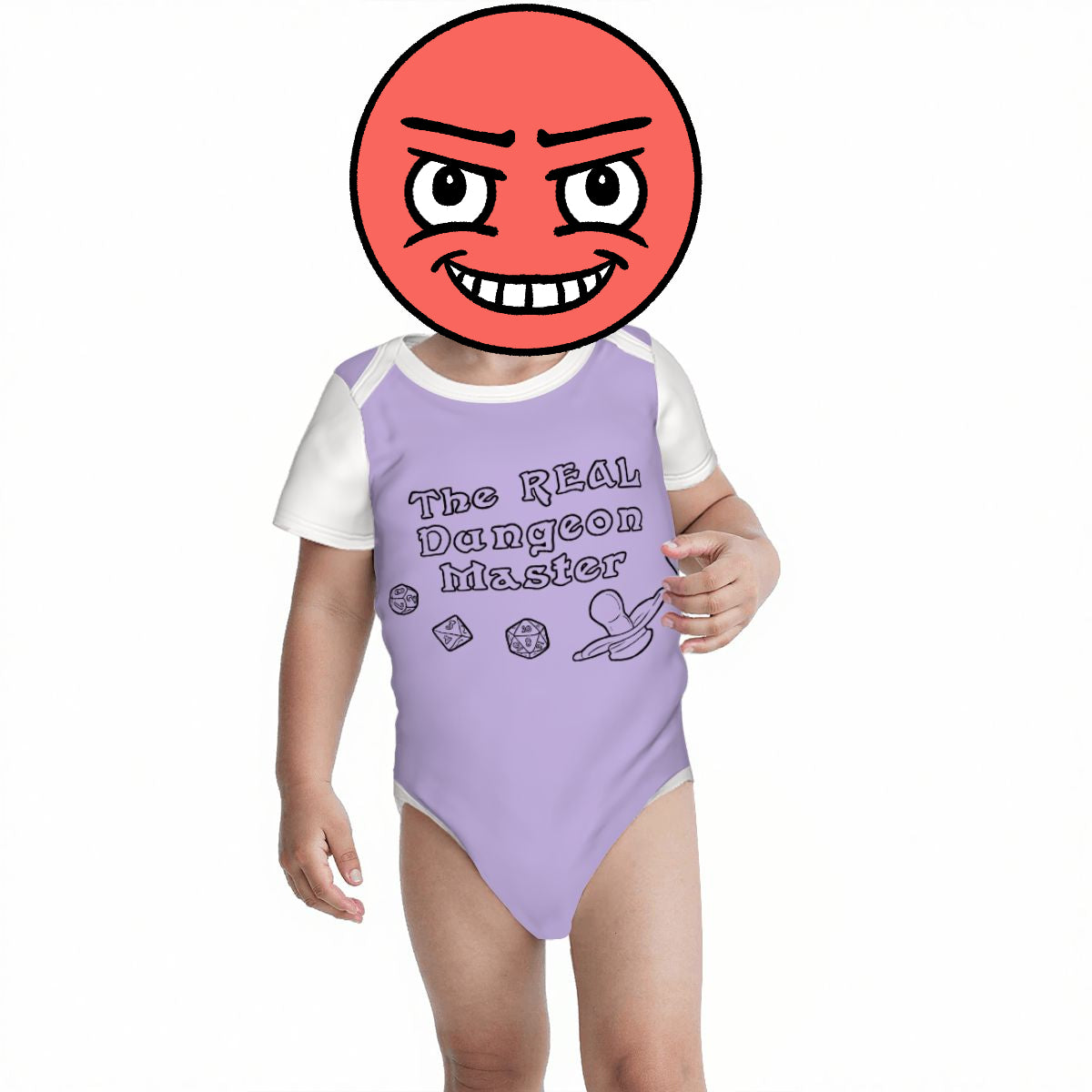 The Real Dungeon Master Baby Cotton Short Sleeve Onesies