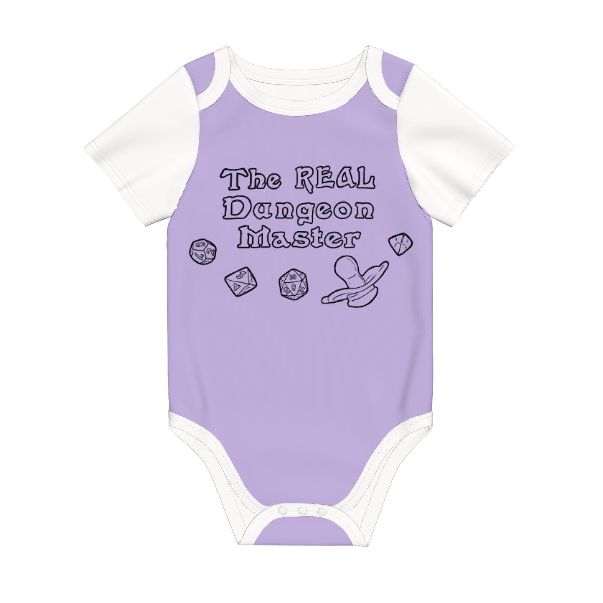 The Real Dungeon Master Baby Cotton Short Sleeve Onesies