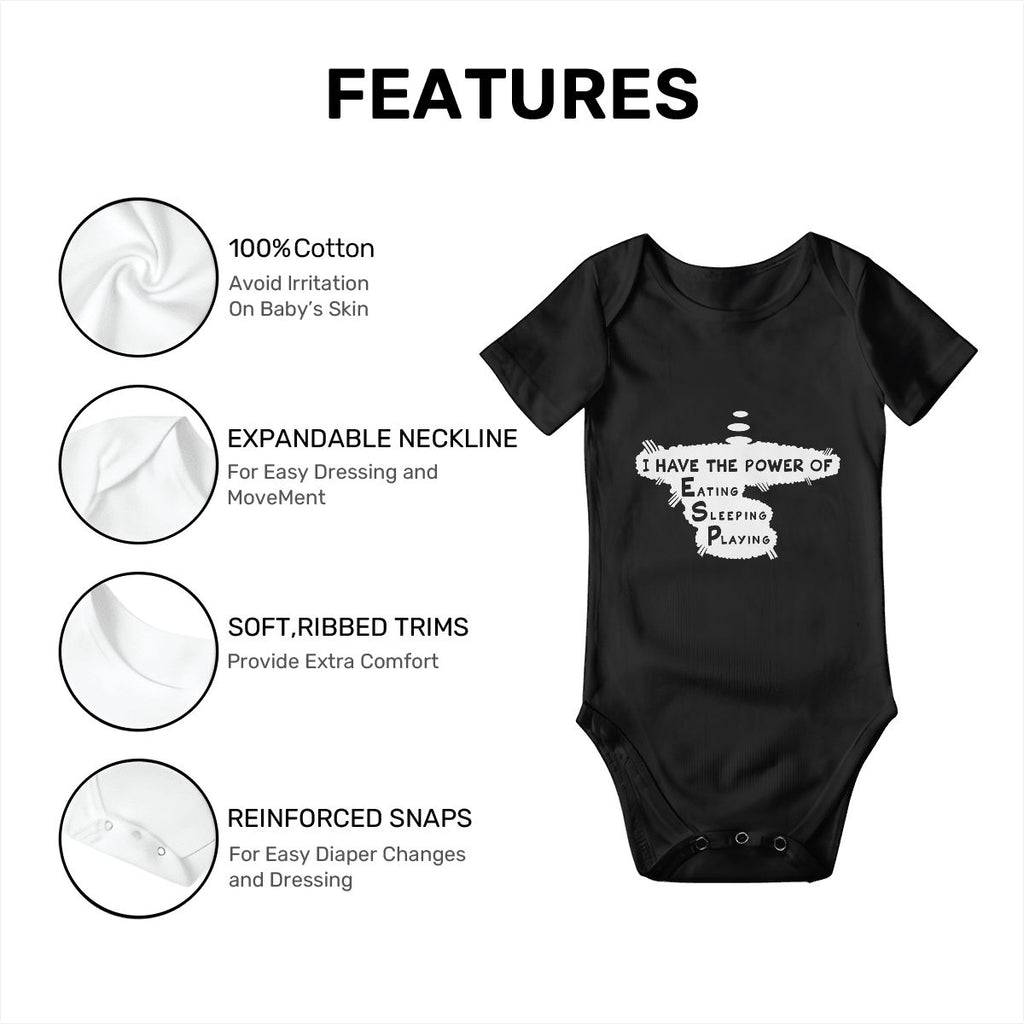 The Power of ESP Baby Onesies (Short Sleeve)