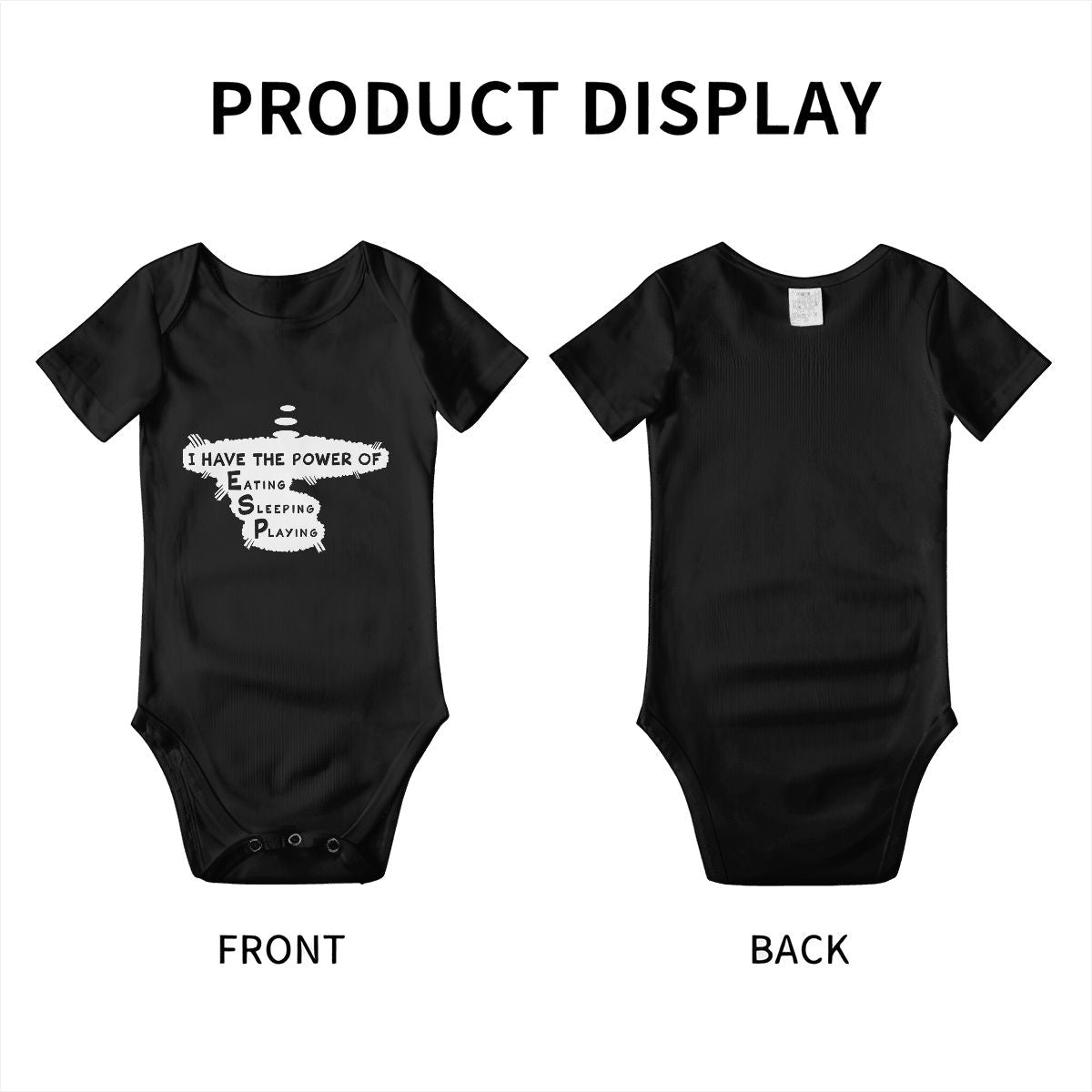 The Power of ESP Baby Onesies (Short Sleeve)