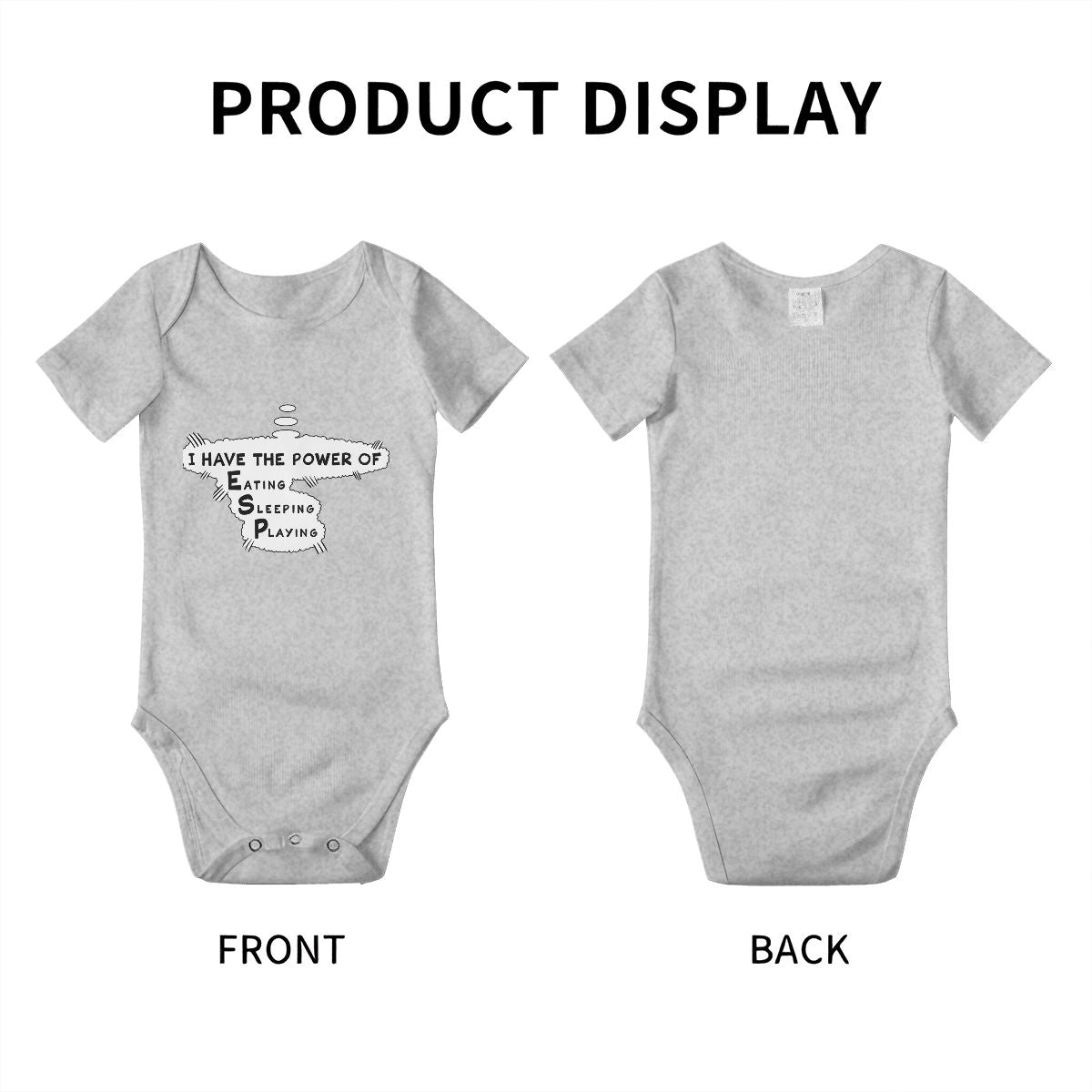 The Power of ESP Baby Onesies (Short Sleeve)