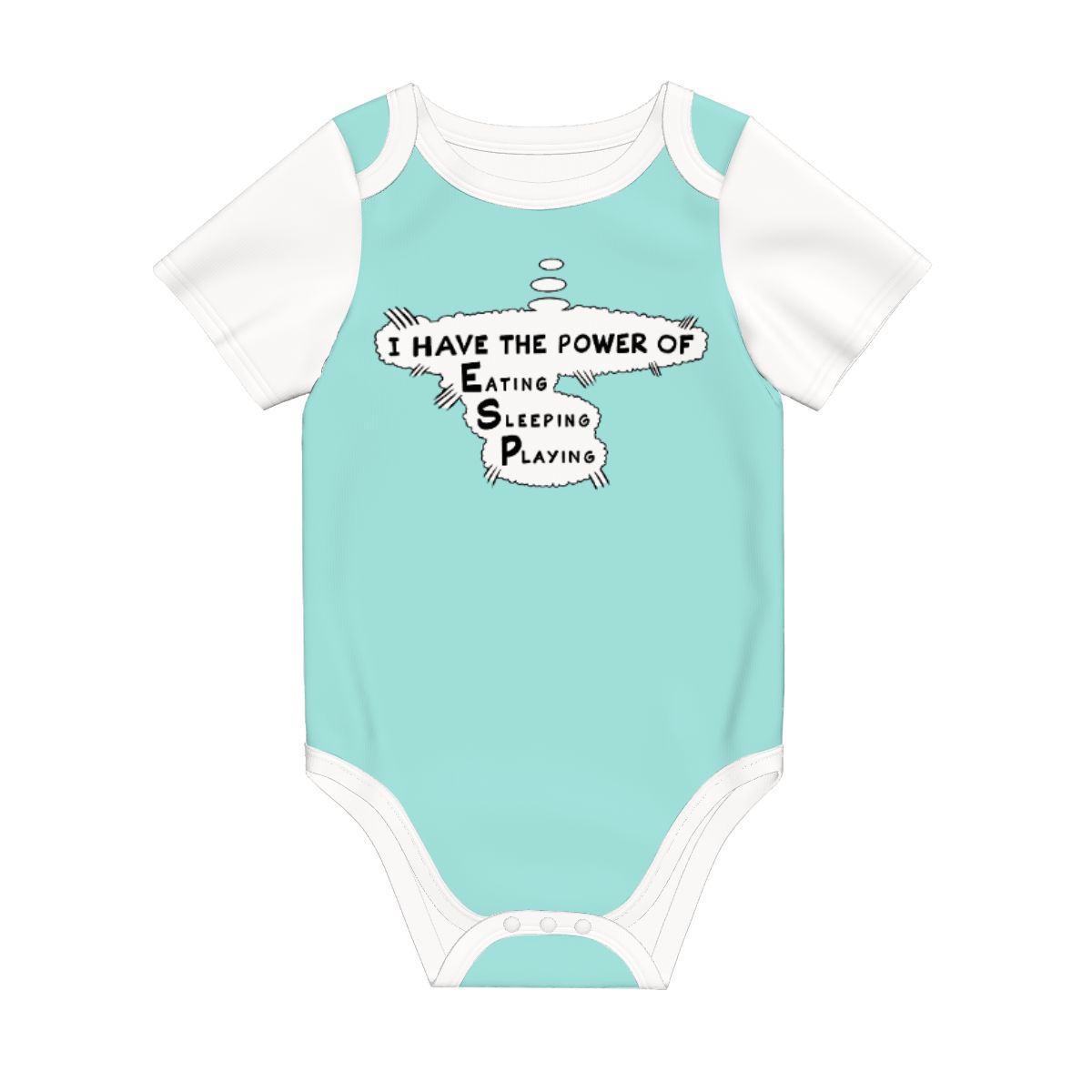 The Power of ESP Baby Cotton Short Sleeve Onesies