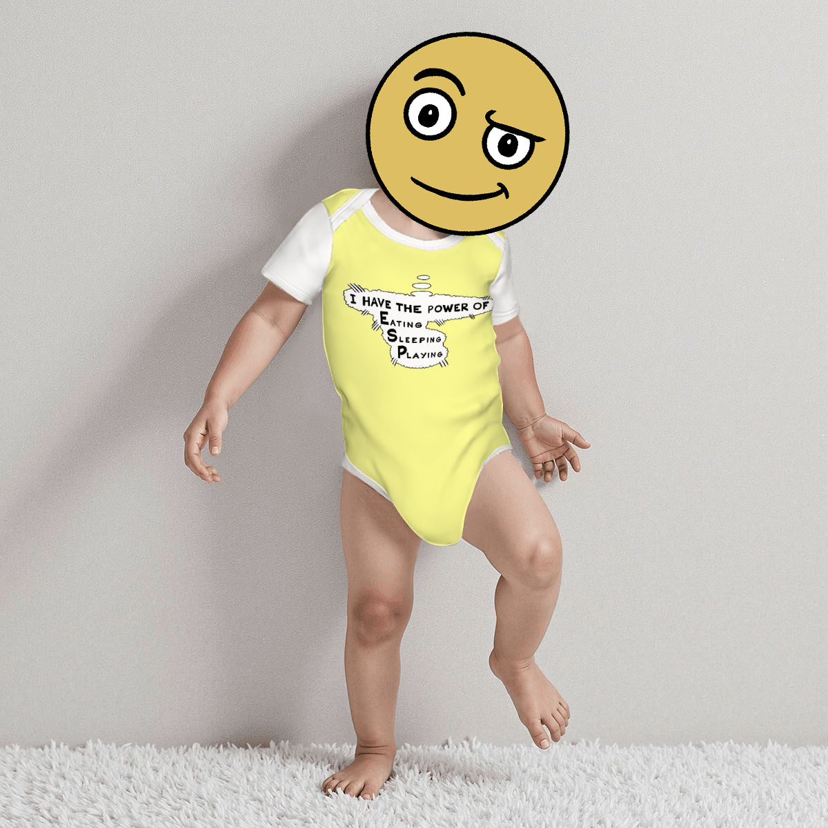 The Power of ESP Baby Cotton Short Sleeve Onesies