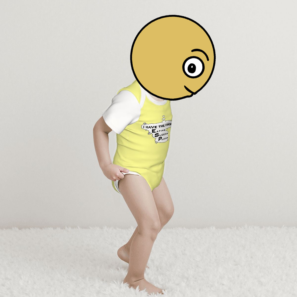 The Power of ESP Baby Cotton Short Sleeve Onesies