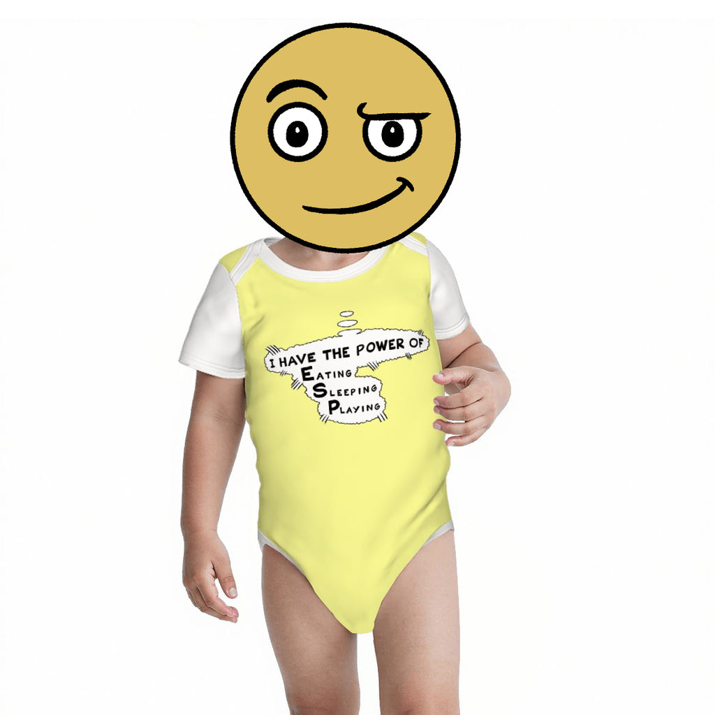 The Power of ESP Baby Cotton Short Sleeve Onesies