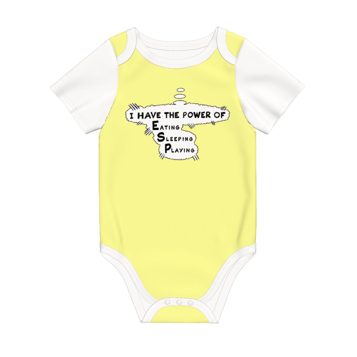 The Power of ESP Baby Cotton Short Sleeve Onesies