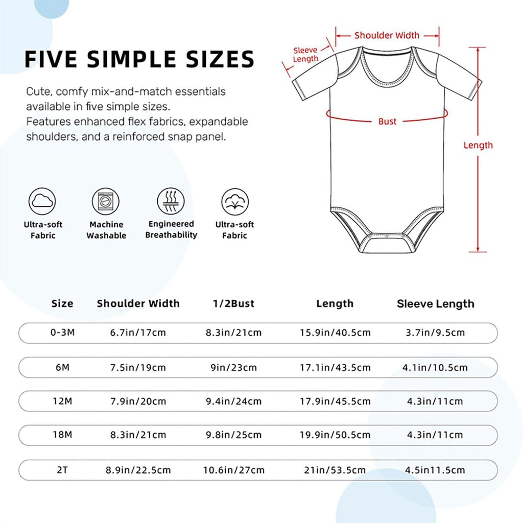 The Power of ESP Baby Cotton Short Sleeve Onesies