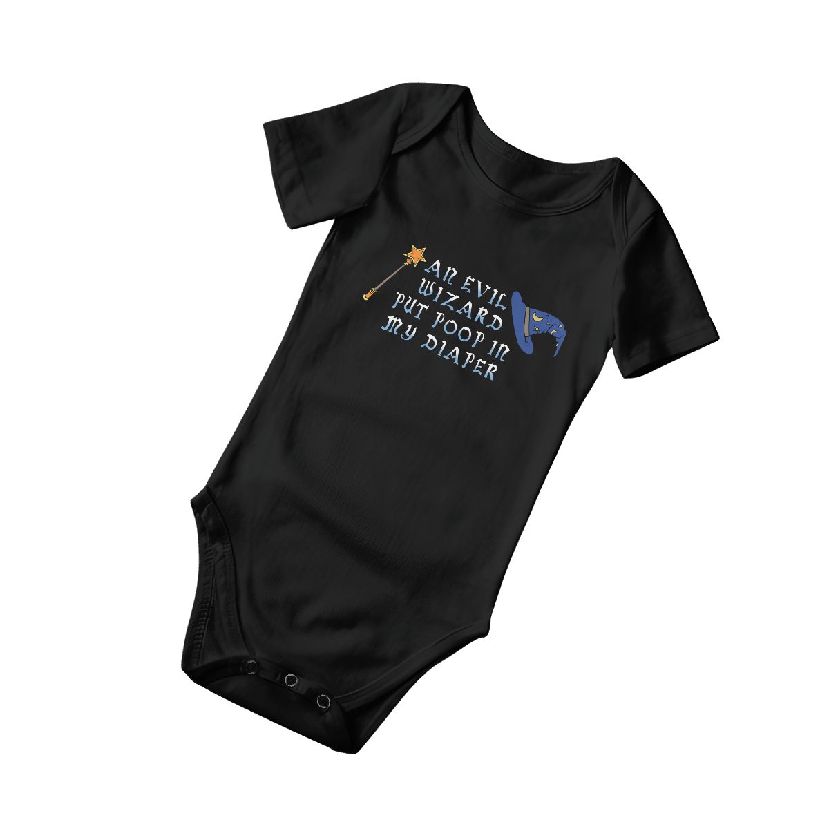 Evil Wizard Baby Onesies (Short Sleeve)