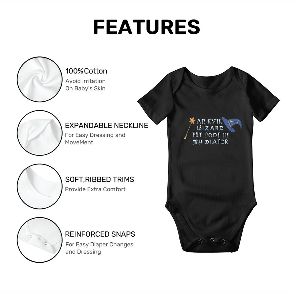 Evil Wizard Baby Onesies (Short Sleeve)