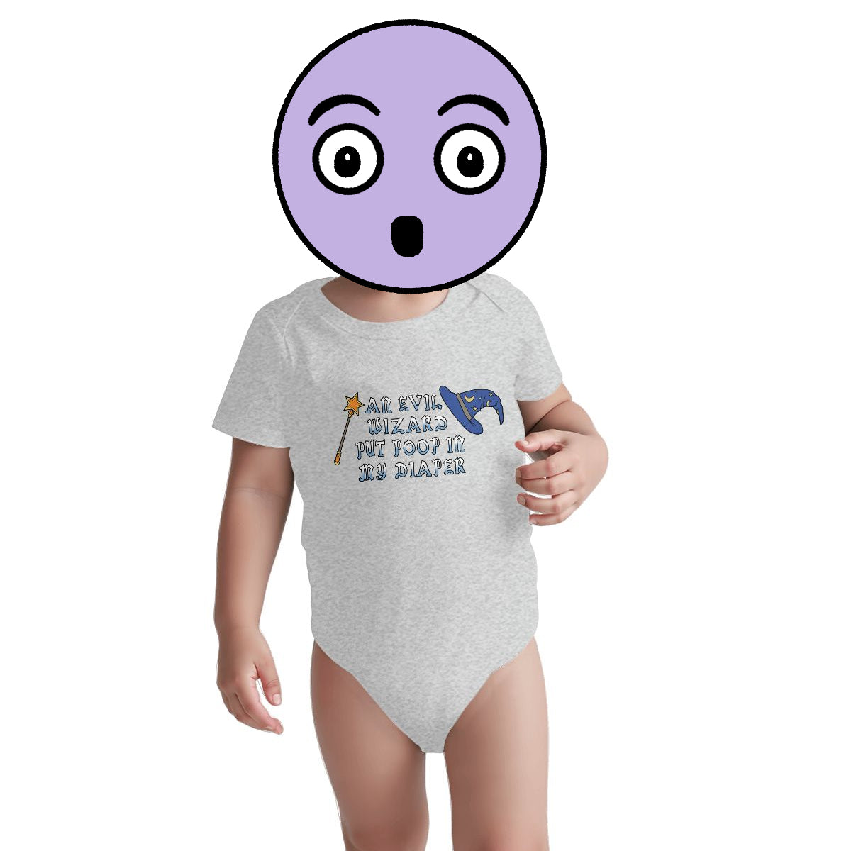 Evil Wizard Baby Onesies (Short Sleeve)