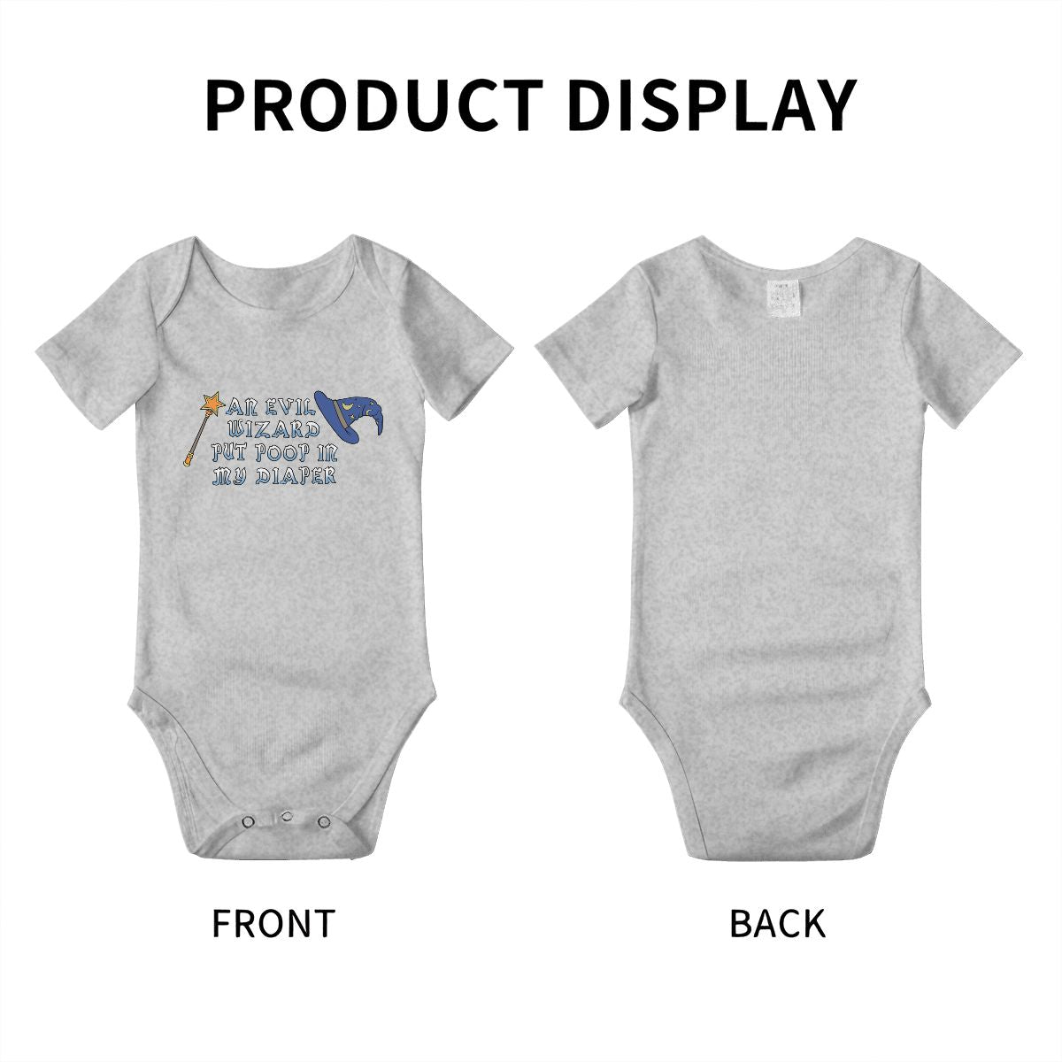 Evil Wizard Baby Onesies (Short Sleeve)