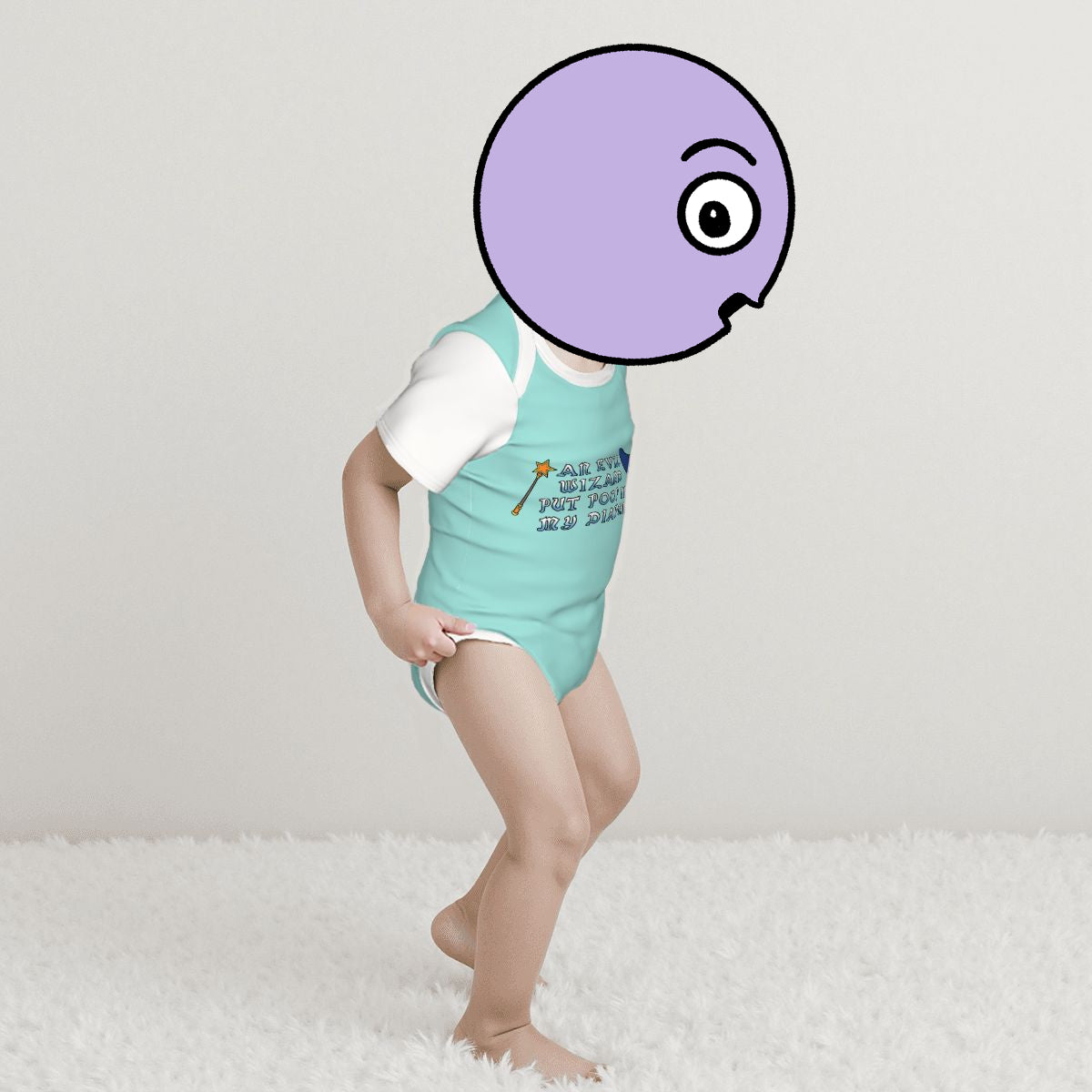 Evil Wizard Baby Cotton Short Sleeve Onesies