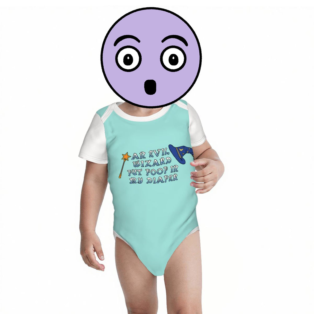 Evil Wizard Baby Cotton Short Sleeve Onesies