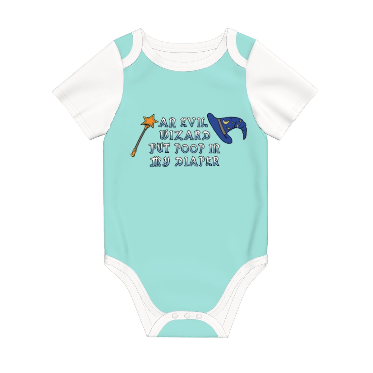Evil Wizard Baby Cotton Short Sleeve Onesies