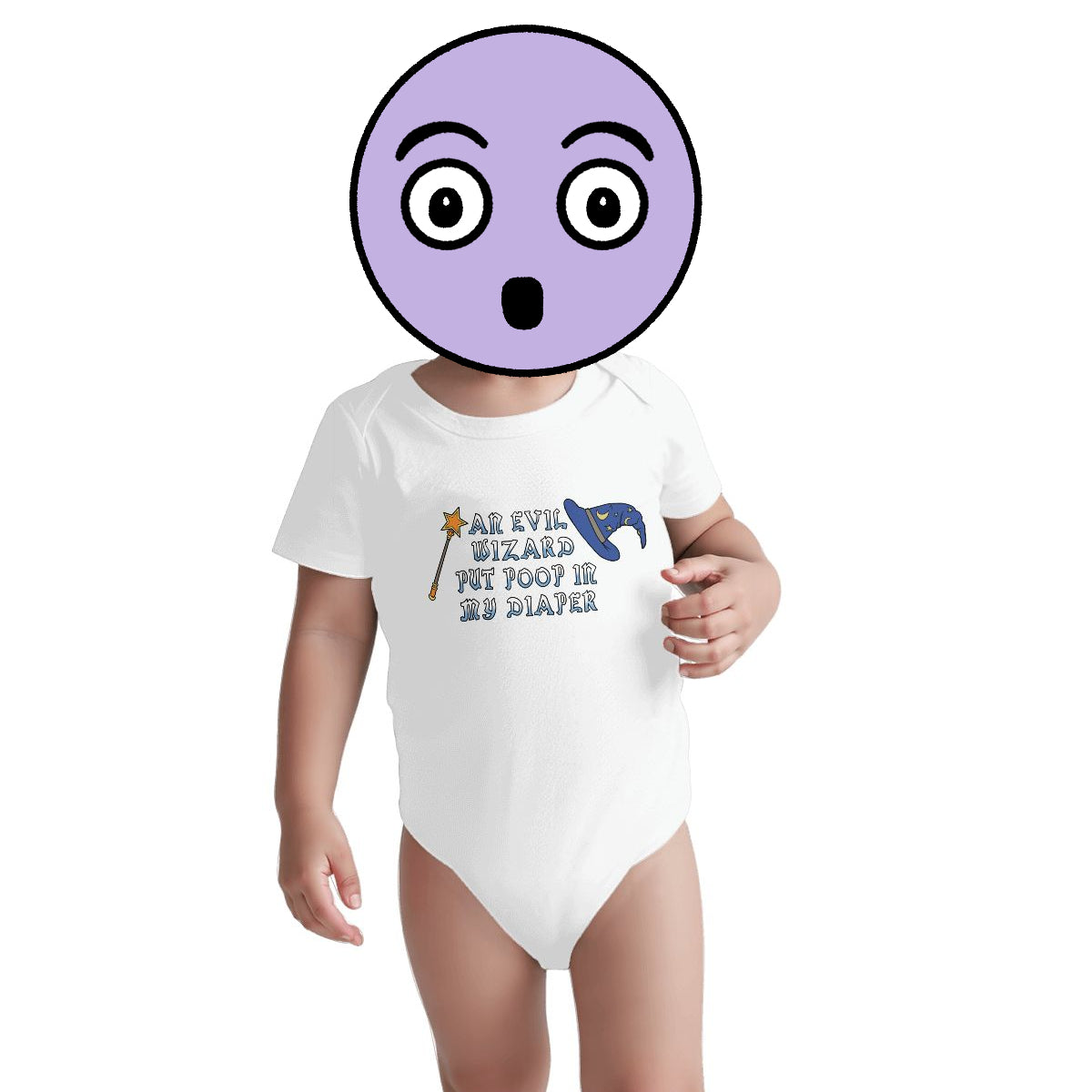 Evil Wizard Baby Onesies (Short Sleeve)