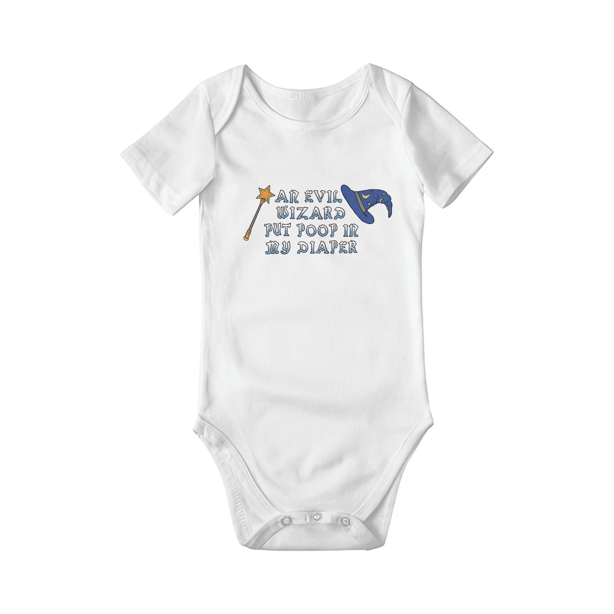 Evil Wizard Baby Onesies (Short Sleeve)