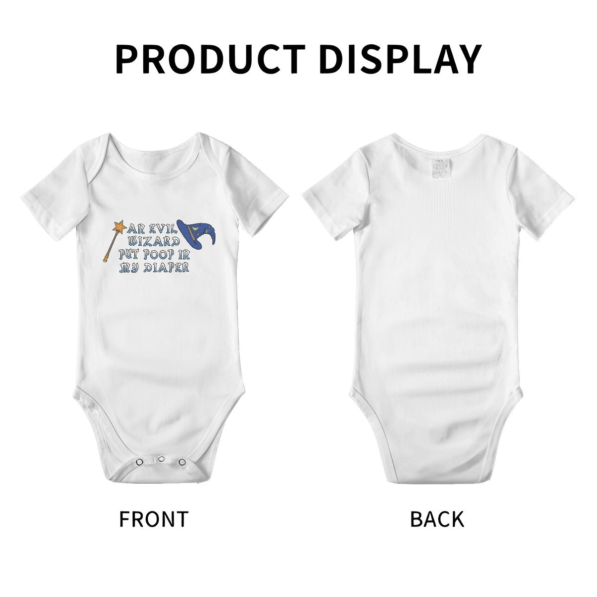 Evil Wizard Baby Onesies (Short Sleeve)