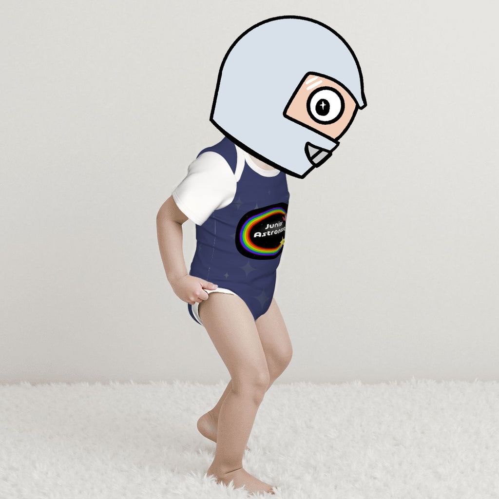 Junior Astronaut Baby Cotton Short Sleeve Onesies