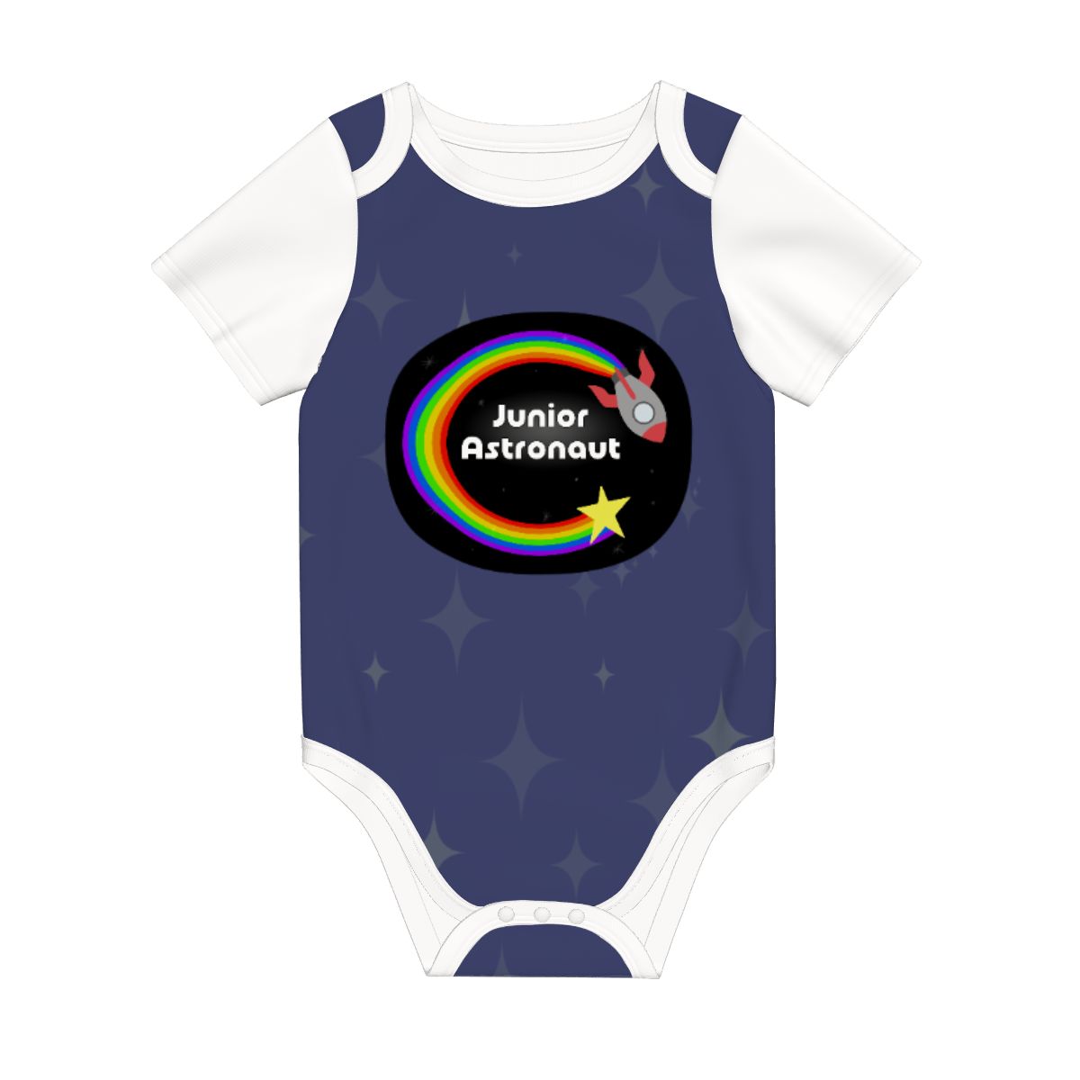 Junior Astronaut Baby Cotton Short Sleeve Onesies