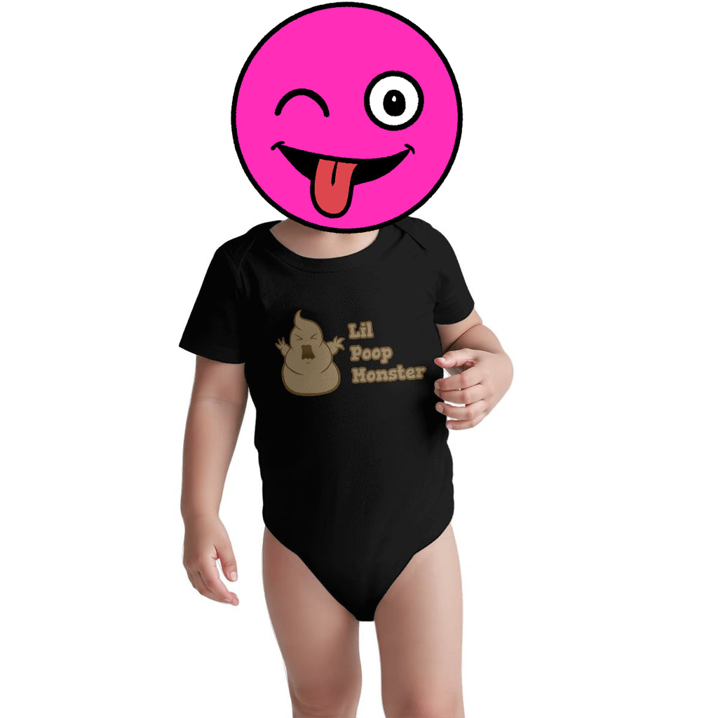Little Poop Monster Baby Onesies (Short Sleeve)