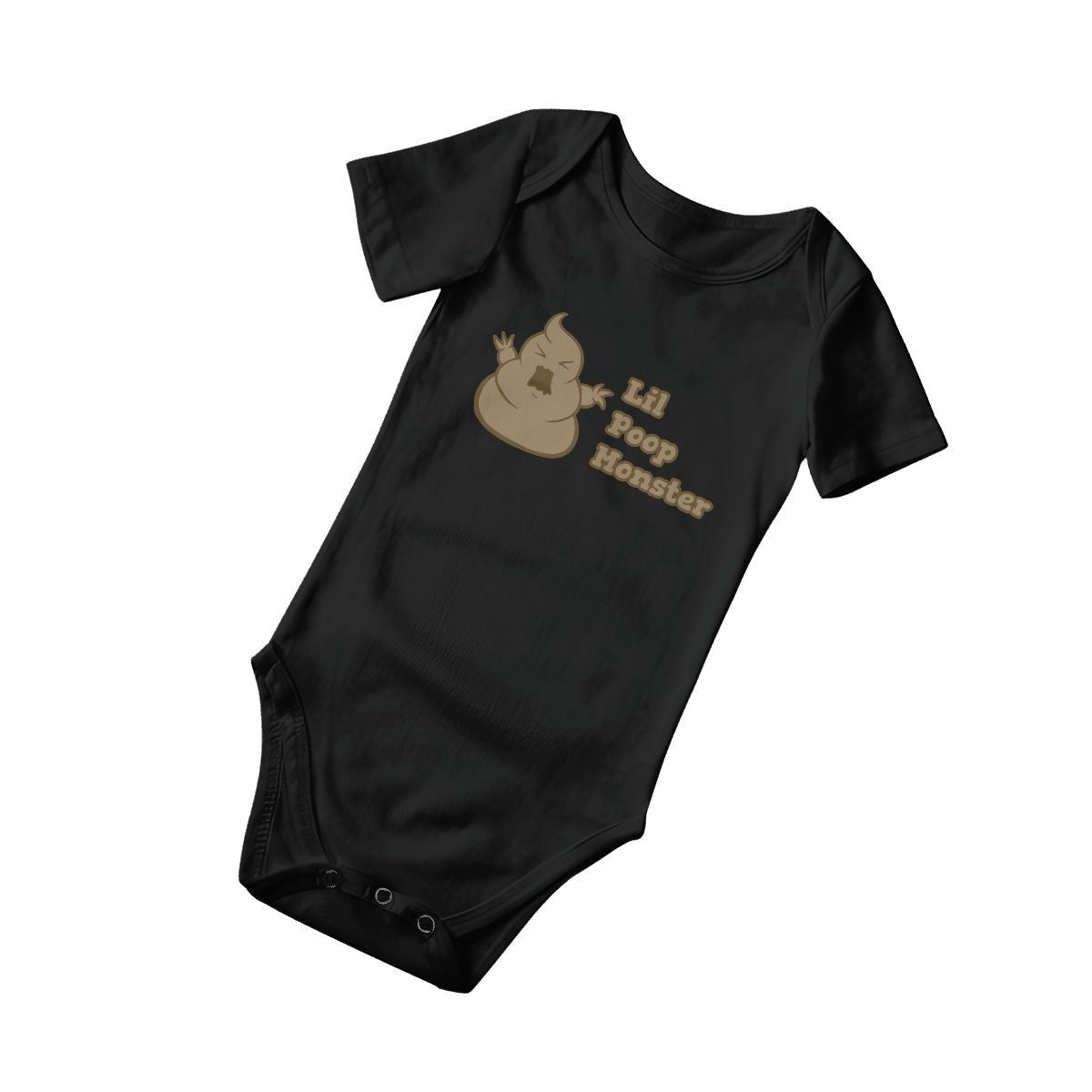 Little Poop Monster Baby Onesies (Short Sleeve)
