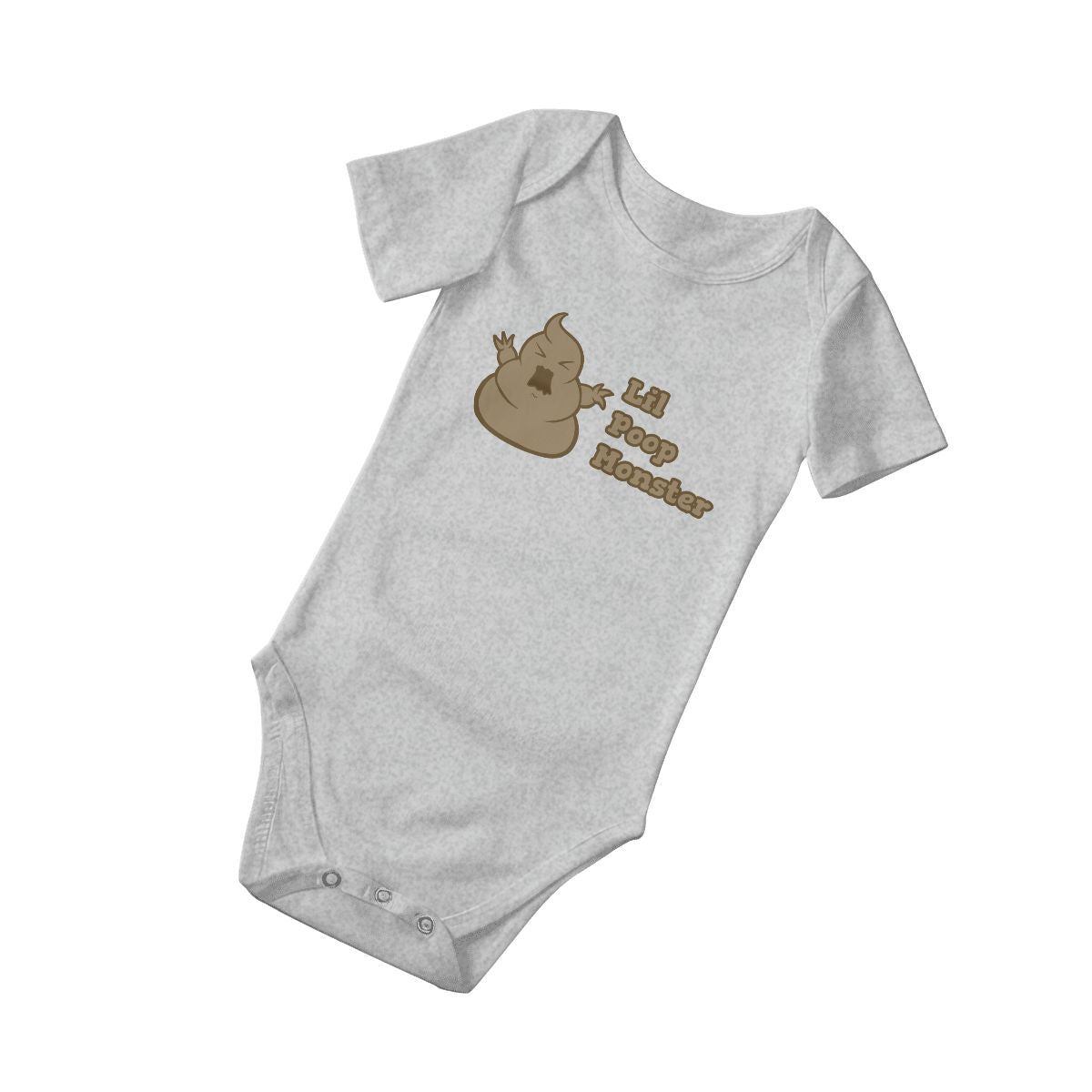 Little Poop Monster Baby Onesies (Short Sleeve)