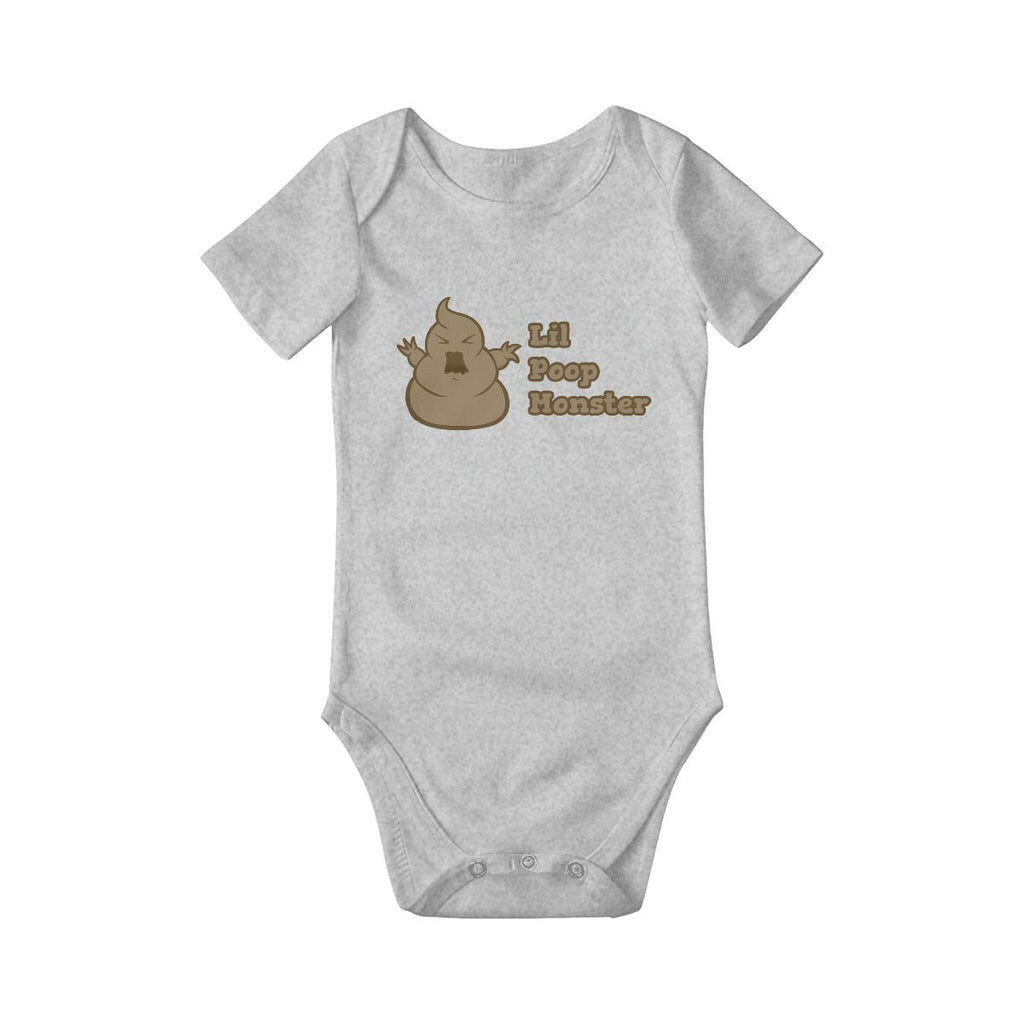 Little Poop Monster Baby Onesies (Short Sleeve)