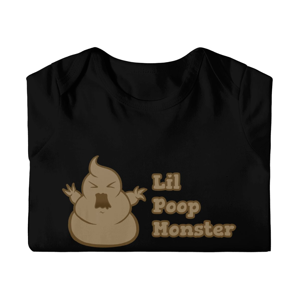 Little Poop Monster Baby Onesies (Short Sleeve)