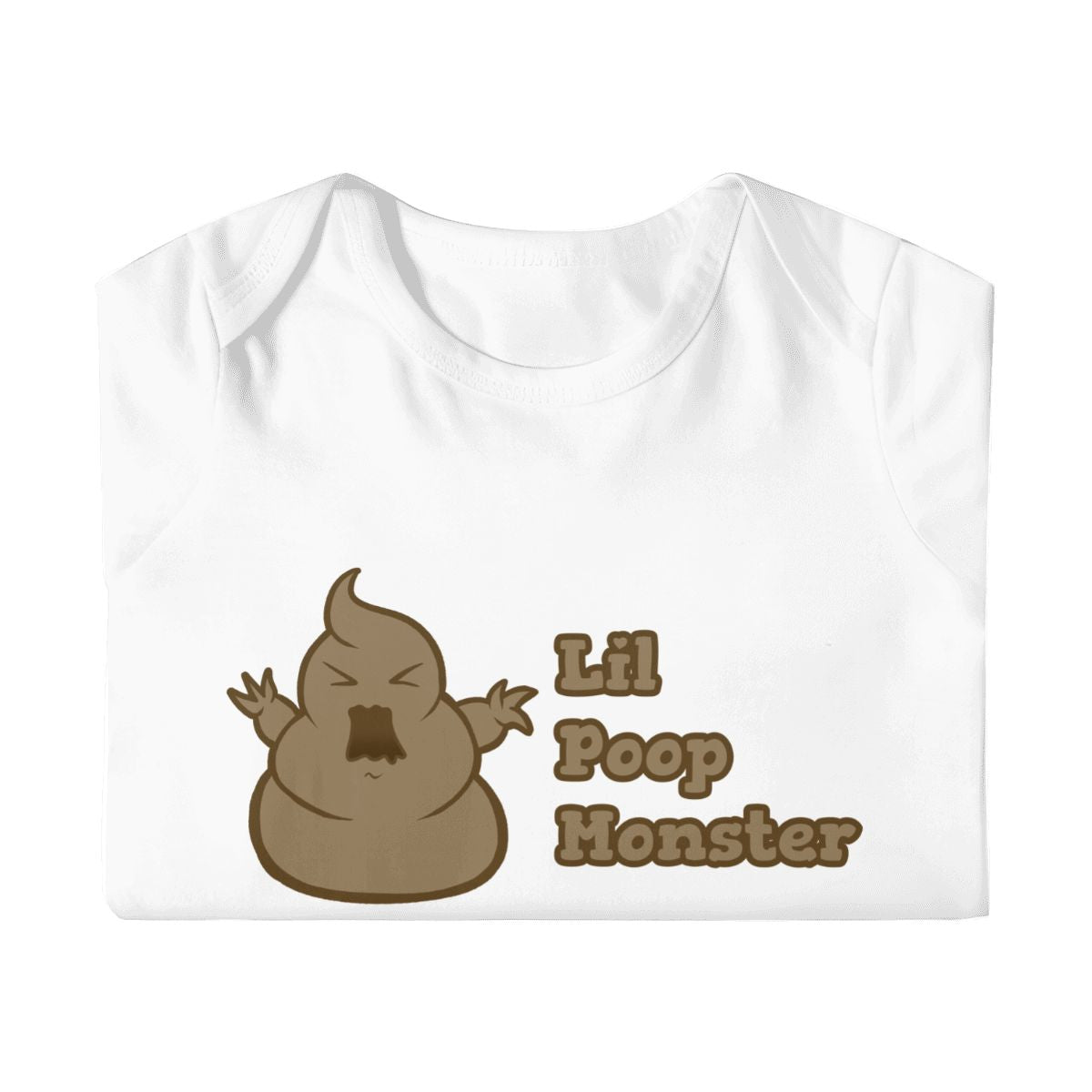 Little Poop Monster Baby Onesies (Short Sleeve)