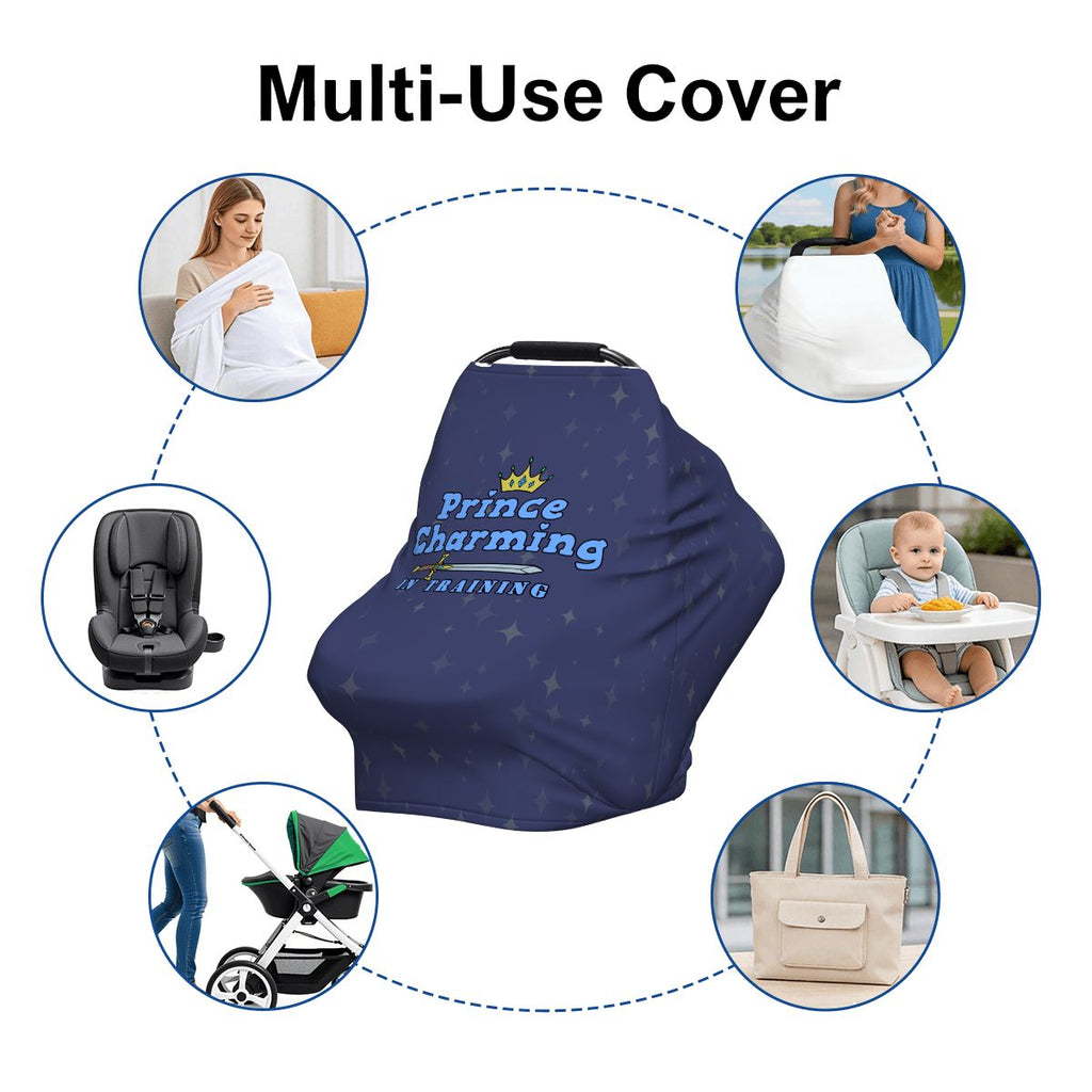 Prince Charming In Training Multi-Use Baby Car Seat Cover