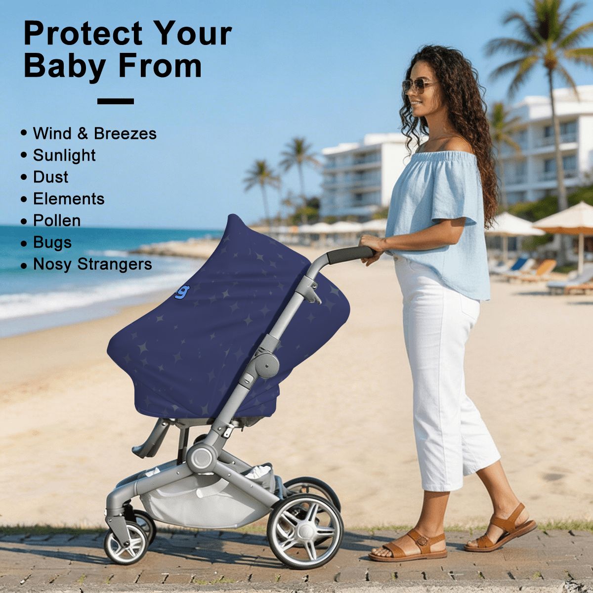 Prince Charming In Training Multi-Use Baby Car Seat Cover