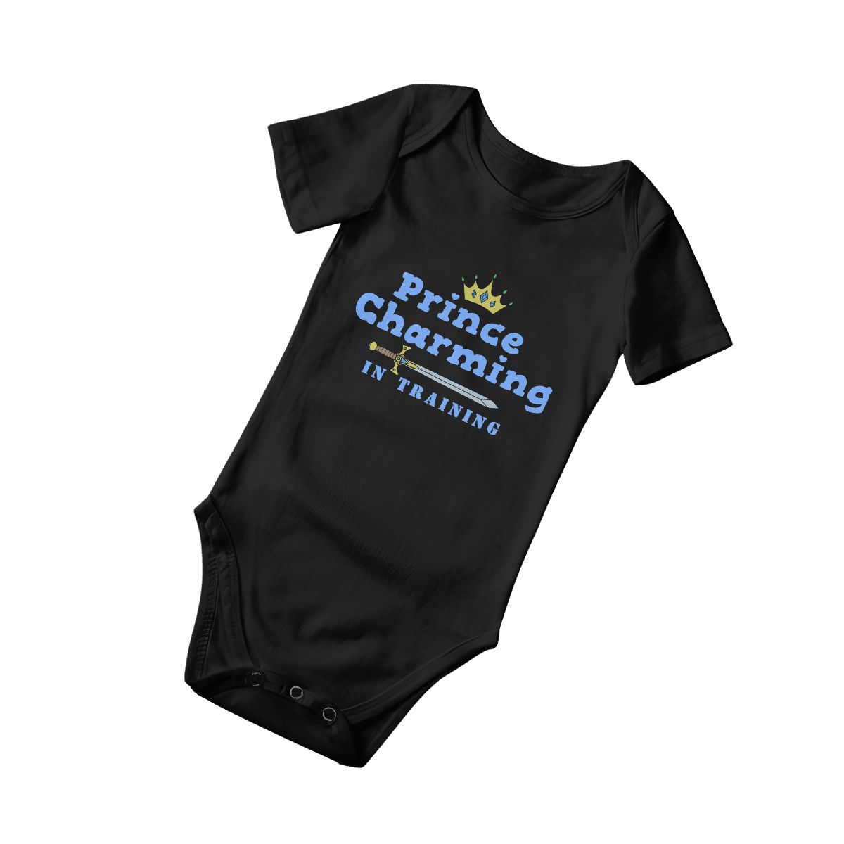 Prince Charming In Training Baby Onesies (Short Sleeve)