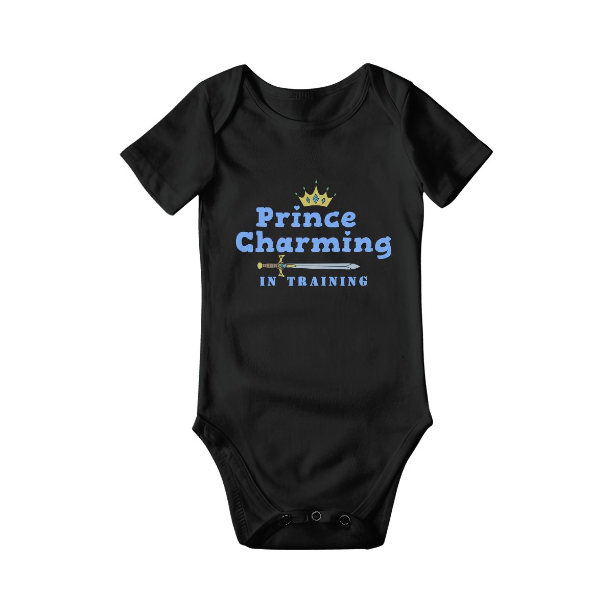 Prince Charming In Training Baby Onesies (Short Sleeve)
