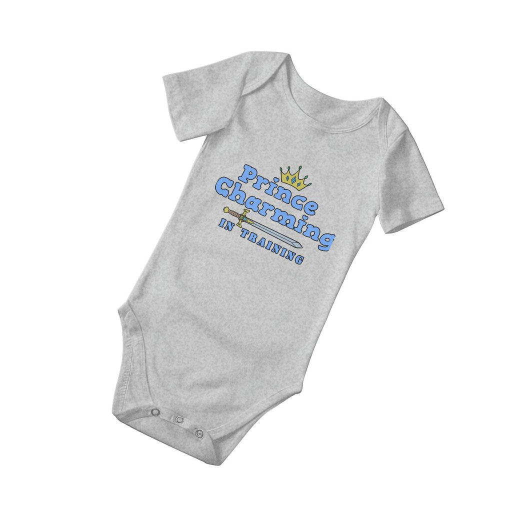 Prince Charming In Training Baby Onesies (Short Sleeve)