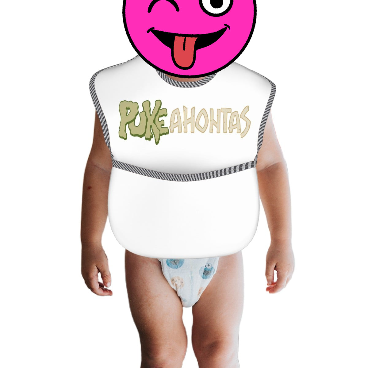 Puke-ahontas Baby Bibs
