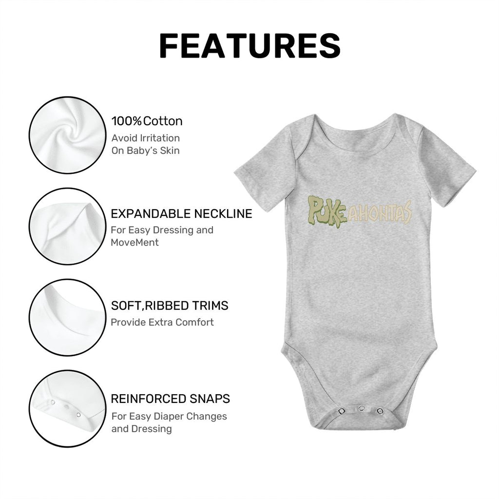 Pukeahontas Baby Onesies (Short Sleeve)