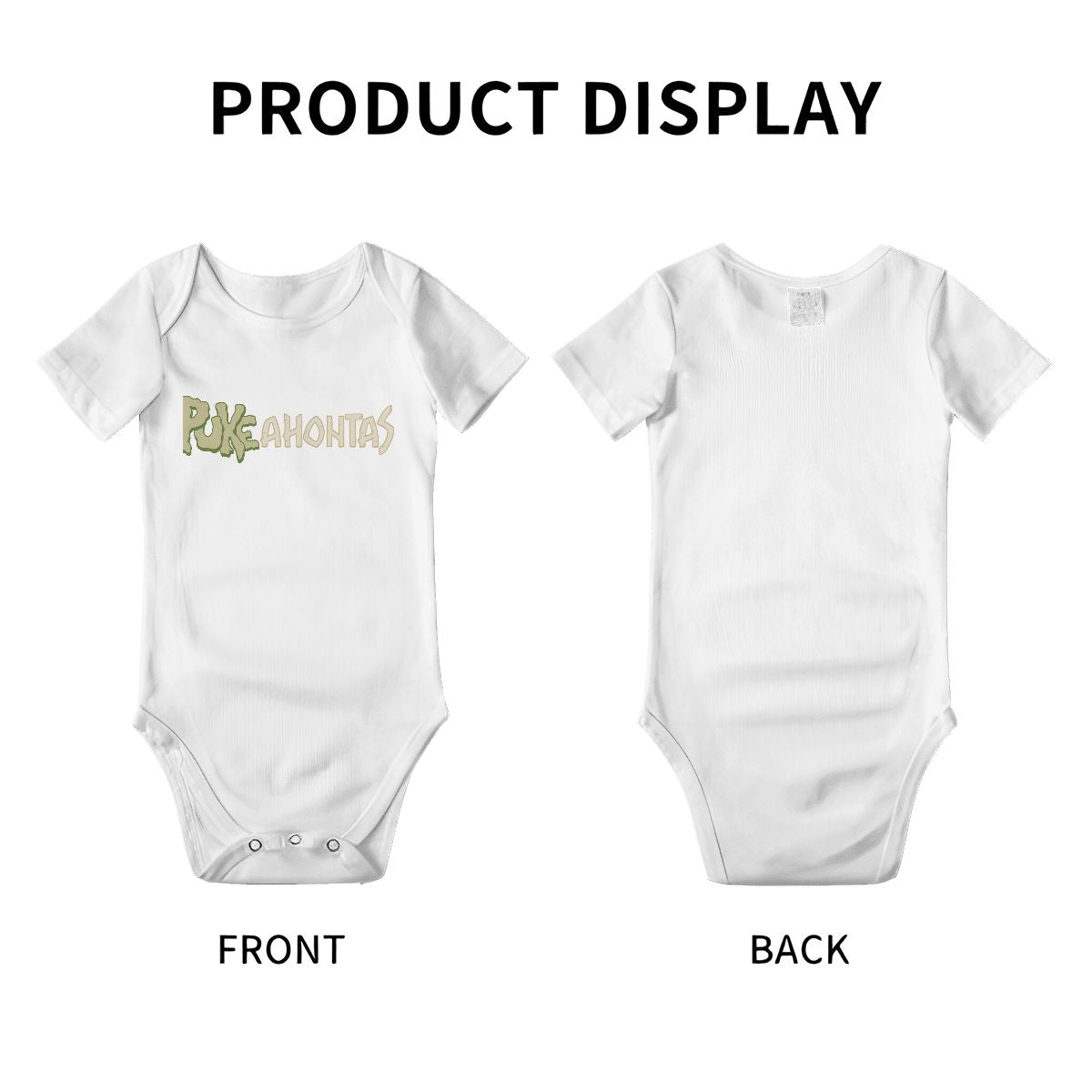 Pukeahontas Baby Onesies (Short Sleeve)