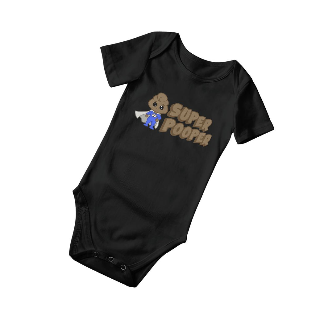 Super Pooper Baby Onesies (Short Sleeve)